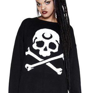 KILLSTAR 2 The Bone Knit Sweater NEW!! sz SMALL unisex relaxed fit